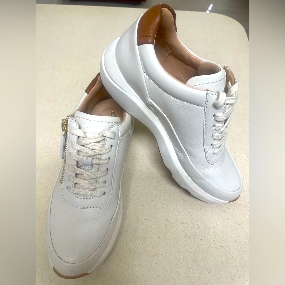 White Leather Women ‘s Sneakers